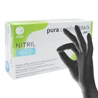 SAN. Rukavice nitrilne M 100/1 crne Pura Comfort SAN. Rukavice nitrilne M 100/1 crne Pura Comfort