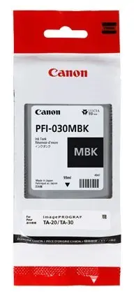 Canon tinta PFI-030, Matt Black Canon tinta PFI-030, Matt Black