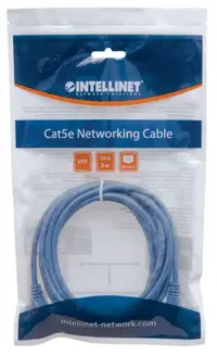 Intellinet Cat5e, CCA, U/UTP, PVC, RJ45, 3m, plavi Intellinet Cat5e, CCA, U/UTP, PVC, RJ45, 3m, plavi