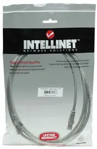 Intellinet Cat5e, CCA, U/UTP, PVC, RJ45, 5m, sivi Intellinet Cat5e, CCA, U/UTP, PVC, RJ45, 5m, sivi