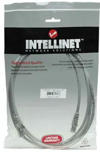 Intellinet Cat5e, CCA, U/UTP, PVC, RJ45, 15m, sivi Intellinet Cat5e, CCA, U/UTP, PVC, RJ45, 15m, sivi