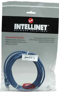 Intellinet Cat5e, CCA, U/UTP, PVC, RJ45, 15m,plavi Intellinet Cat5e, CCA, U/UTP, PVC, RJ45, 15m,plavi