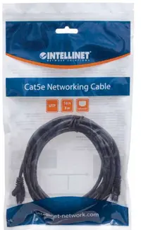 Intellinet Cat5e, CCA, U/UTP, PVC, RJ45, 3m, crni Intellinet Cat5e, CCA, U/UTP, PVC, RJ45, 3m, crni