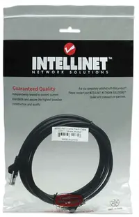 Intellinet Cat5e, CCA, U/UTP, PVC, RJ45,7.5m, crni Intellinet Cat5e, CCA, U/UTP, PVC, RJ45,7.5m, crni