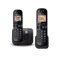 Telefon PANASONIC KX-TGC212FXB bežični - Black TwinPack