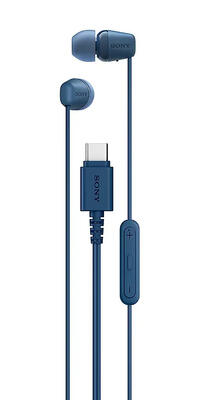 Sony IER-EX15C, USB-C slušalice, plava