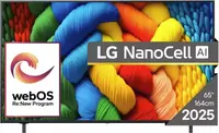 TV LG 65NANO80A3B, LED, 65", 164cm, UHD 4K, NanoCell, SMART TV LG 65NANO80A3B, LED, 65", 164cm, UHD 4K, NanoCell, SMART