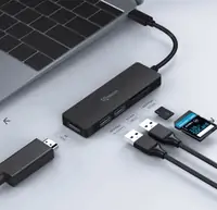 USB HUB SBOX TCA-51, TYPE-C -> HDMI/USB-3.0/SD+TF - 5u1