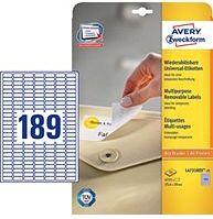 Etiketa laser/inkjet/copy odljepljiva bijela 25.4x10,0 Zweckform L4731 25/1