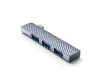 Adapter ORICO AH-W13, USB-C HUB, 1x USB 3.0, 2x USB 2.0, Alu, sivi