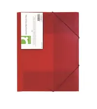 Fascikl s gumicom pvc A4 Q-Connect crveni Fascikl s gumicom pvc A4 Q-Connect crveni