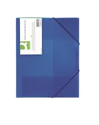 Fascikl s gumicom pvc A4 Q-Connect plavi Fascikl s gumicom pvc A4 Q-Connect plavi
