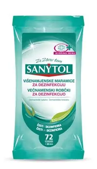 SAN. Maramice višenamjenske za dezinfekciju 36 kom Sanytol
