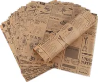 KON. Papir KRAFT za zamat. send/burg 32x50cm, tisak NOVINSKI, 1000/1 (art.671)