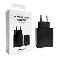 Adapter za napajanje SAMSUNG - Duo brzi kućni punjač bez kabela, 35W,crni