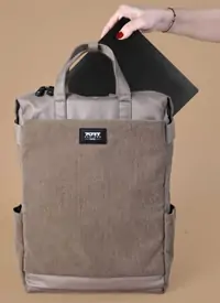 Port ruksak MILANO II ECO 14/16", smeđi