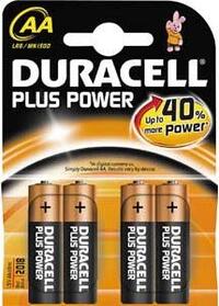 Baterija DURACELL Plus Power AA 4/1
