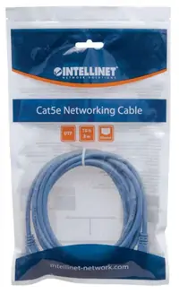 Intellinet Cat5e, CCA, U/UTP, PVC, RJ45, 3m, plavi Intellinet Cat5e, CCA, U/UTP, PVC, RJ45, 3m, plavi