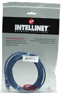 Intellinet Cat5e, CCA, U/UTP, PVC, RJ45,7.5m,plavi Intellinet Cat5e, CCA, U/UTP, PVC, RJ45,7.5m,plavi