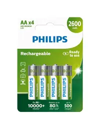 Philips punjive baterije AA, 4 komada, 2600 mAh