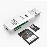 Asonic USB 3.0 Micro SD & SD čitač kartica, bijelo