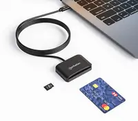 Manhattan USB-C čitač microSD/pametnih kartica