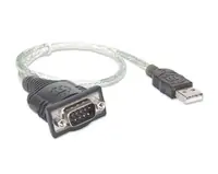 Manhattan kabel USB/RS232, AM/DB9M, 45 cm