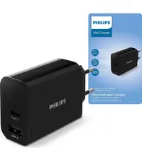 Philips zidni punjač 1xUSB-C i 1xUSB-1A 30W Philips zidni punjač 1xUSB-C i 1xUSB-1A 30W