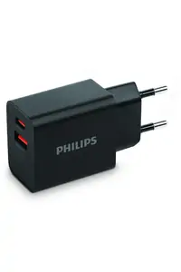 Philips kućni punjač USB-C + USB-A, 20W/18W