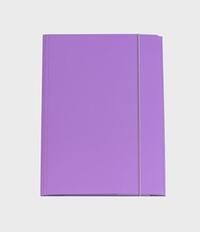 Fascikl s gumicom kartonski A4 25x34,2cm ljubičasti