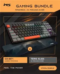 KB MS ELITE K-703C + gaming podloga gratis MS DOD MS TERIS XL505