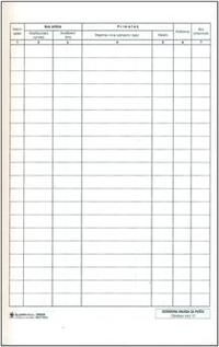 TI.II-143/A Dostavna knjiga za poštu A4