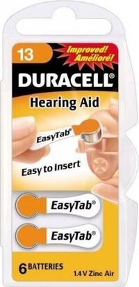 Baterija DURACELL DA13 6/1