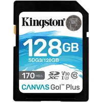 Memorijska kartica Secure Digital 128GB KINGSTON Canvas Go! Plus UHS-I U3 V30*