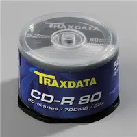CD-R medij TRAXDATA 700MB 52x speed Spindle  50/1