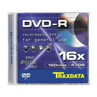 DVD-R medij TRAXDATA 4.7GB 16x speed Slim box